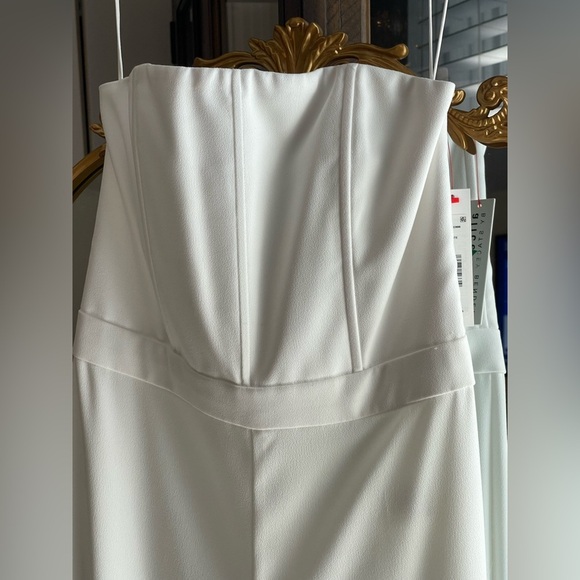 Alice + Olivia NWT Size 4 Lavera Jumpsuit in Off White Bridal *see notes* - Picture 3 of 13